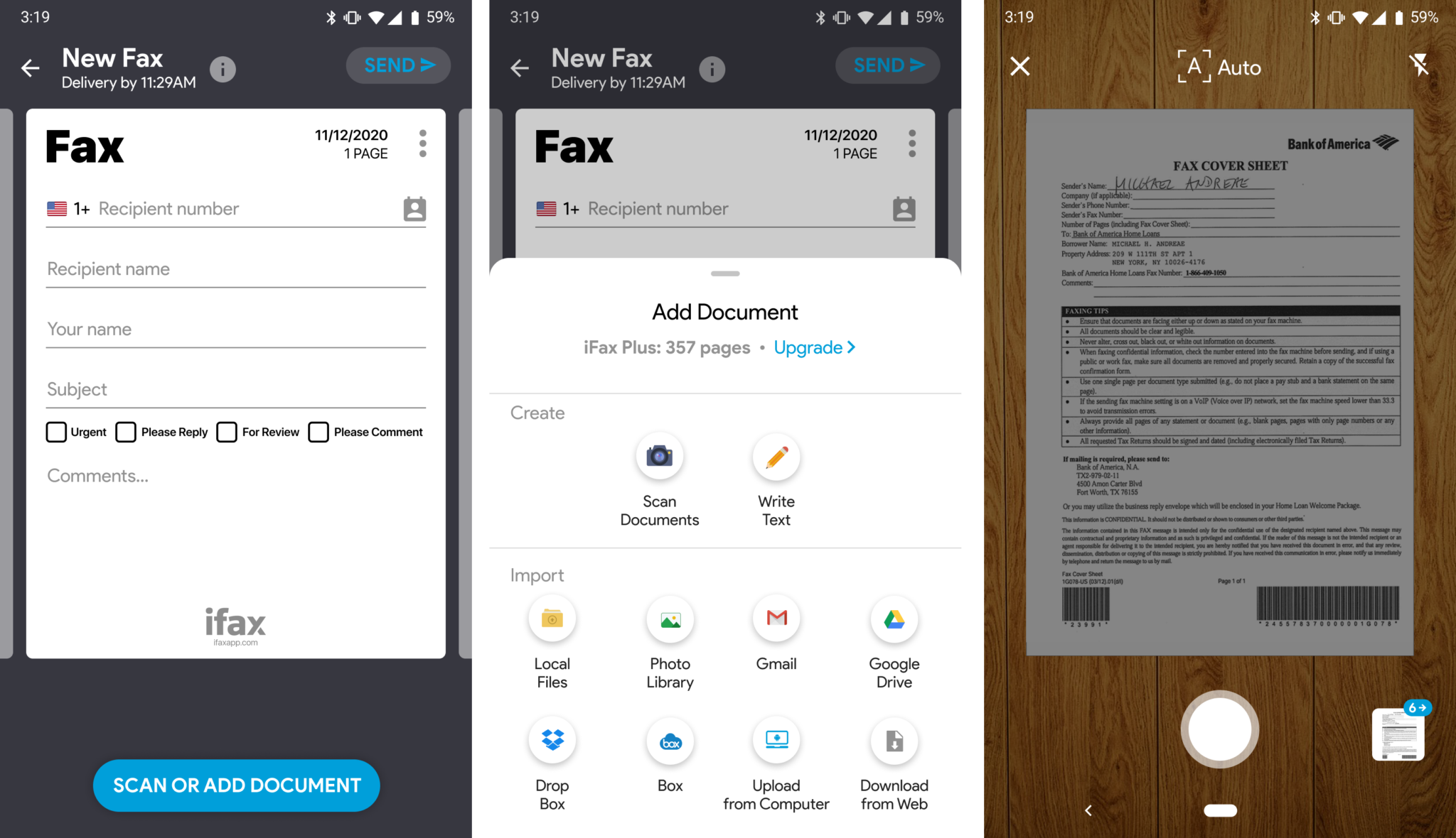 1 Fax App For Android Start Using Ifax For Free 4951