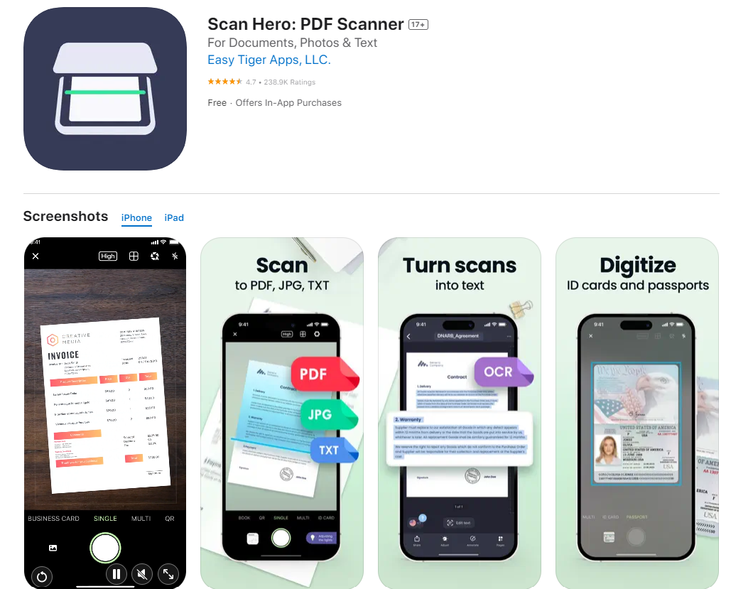 6 Best Document Phone Scanner Apps of 2024