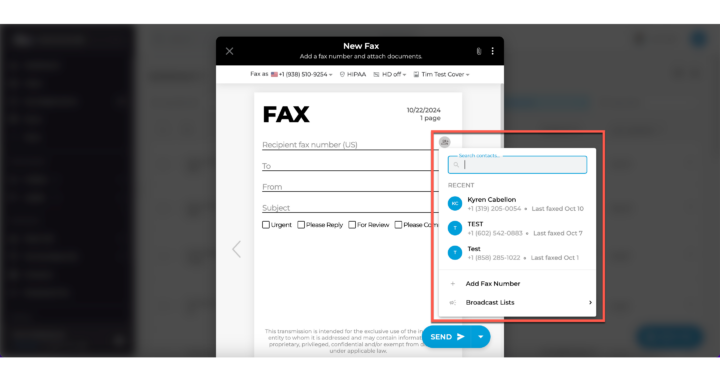 How to send a fax