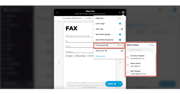 How to send a fax