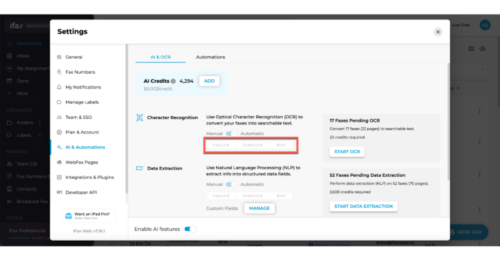 How to Use Fax OCR on iFax