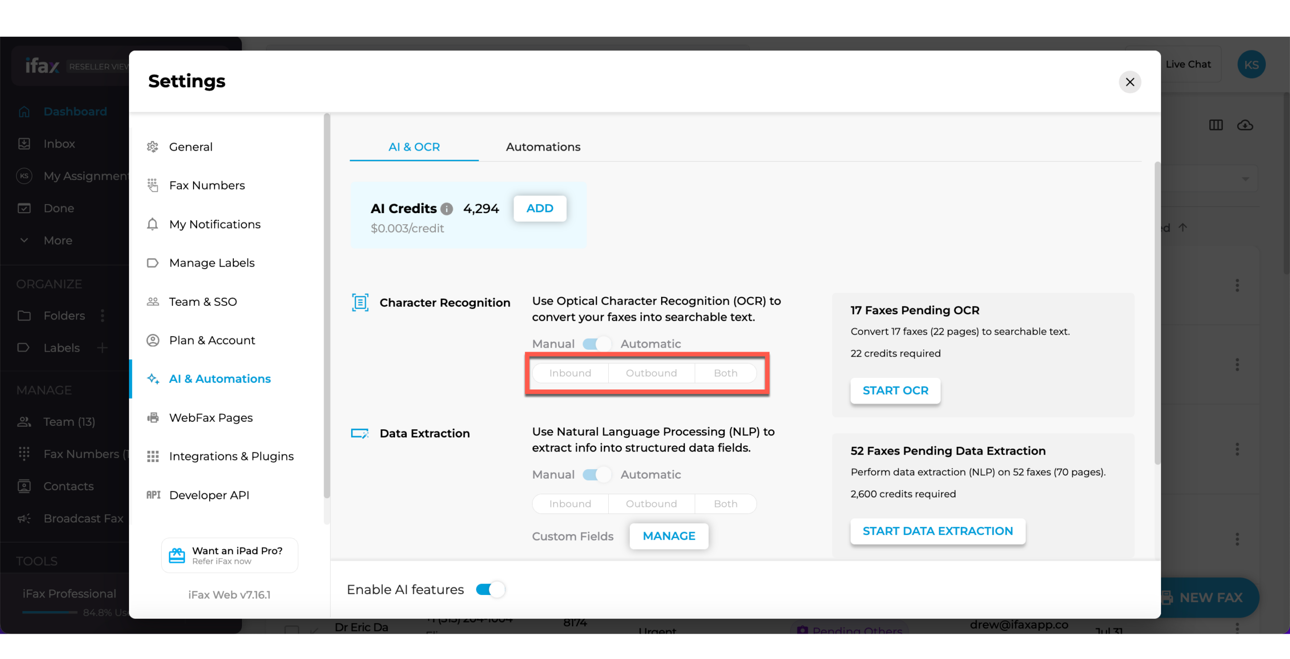 How to Use Fax OCR on iFax