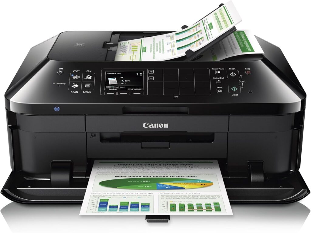 Canon MX922 wireless printer and fax machine