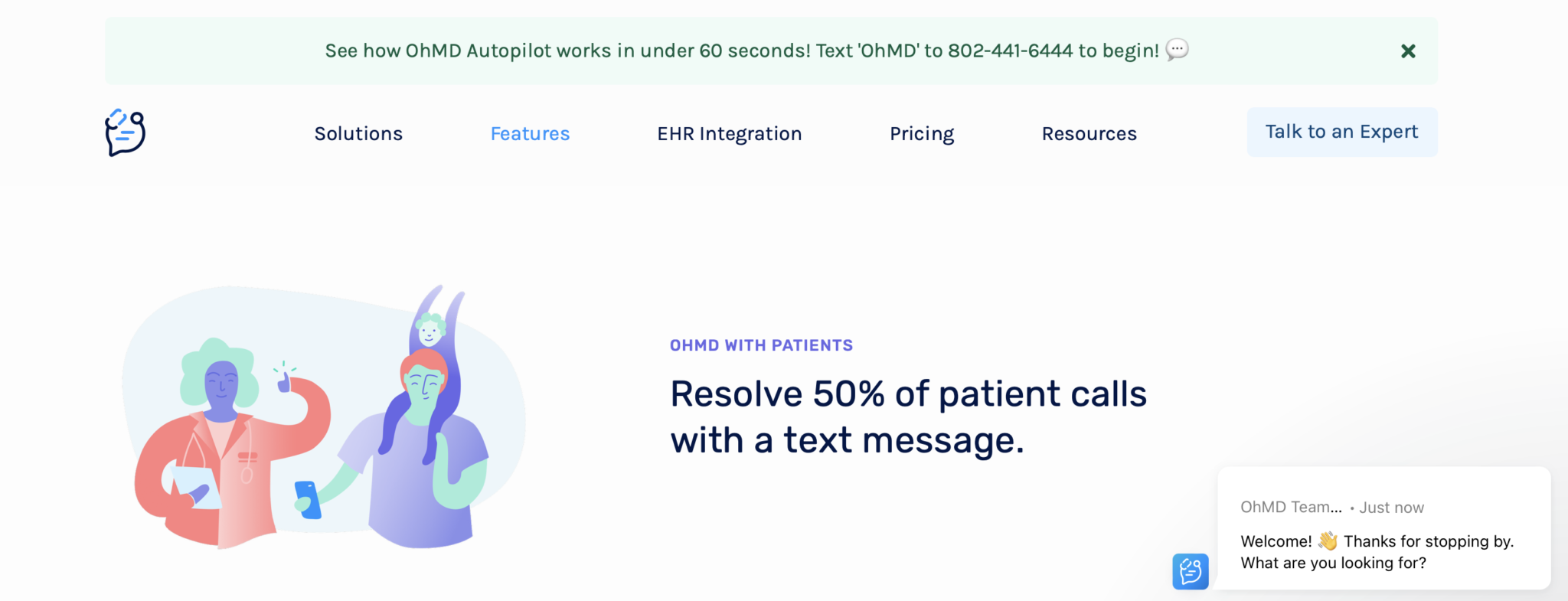 ohmd secure messaging apps for healthcare