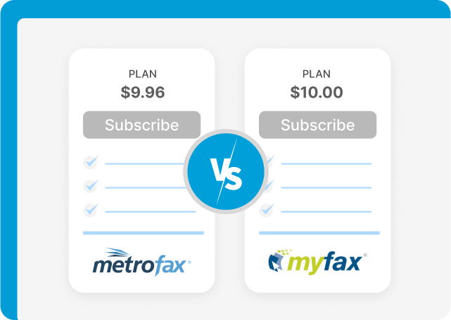 Metrofax vs Myfax