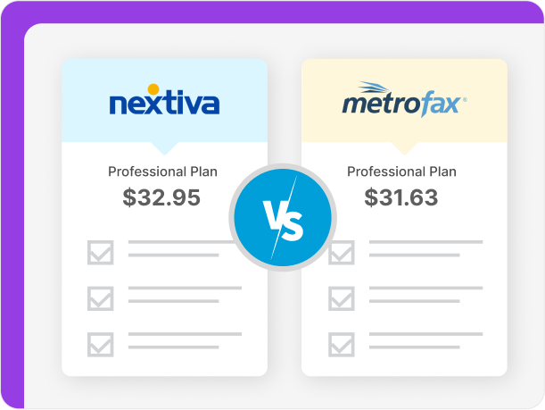 metrofax vs nextiva pricing