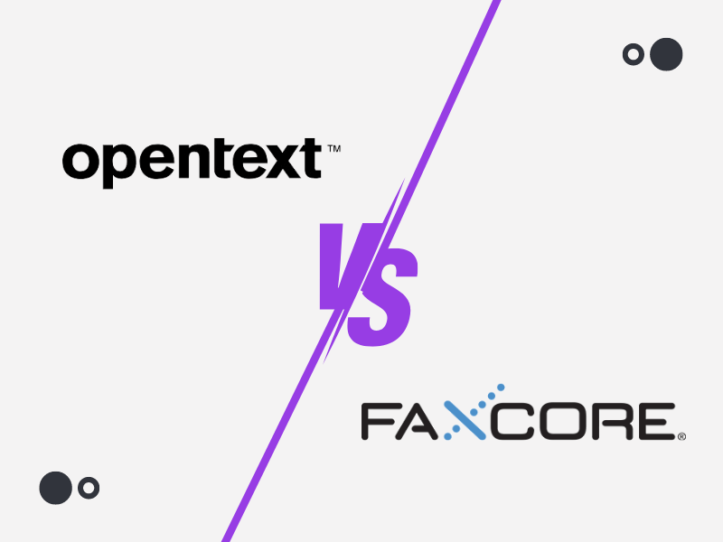 OpenText vs FaxCore