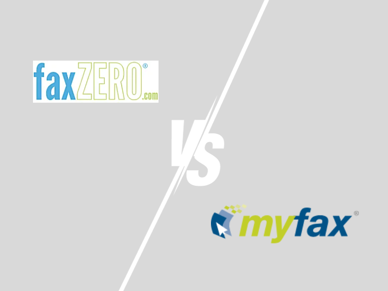 Faxzero vs myfax