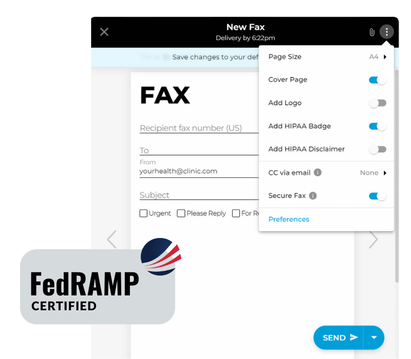 FedRAMP Certified Fax Solutions - cloud faxing service