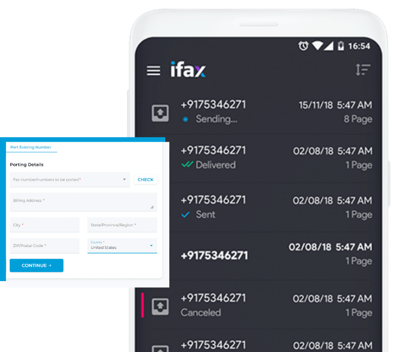 Port Your Fax Number to iFax
