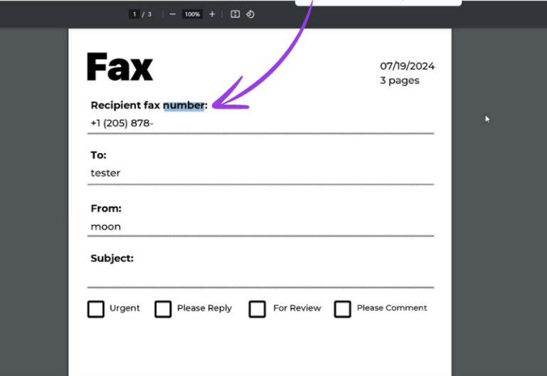 Searchable PDFs for Efficient Fax Document Management