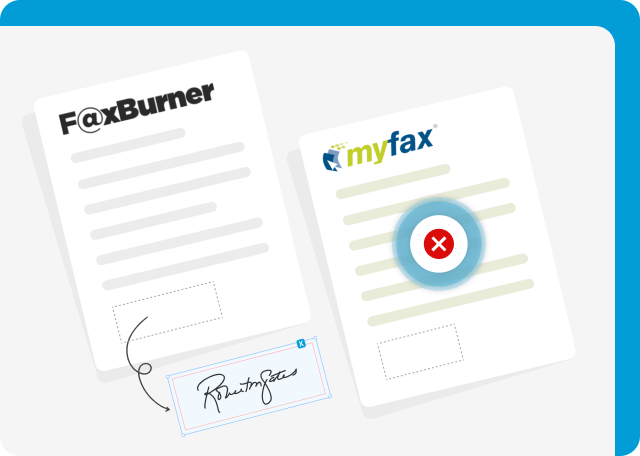 faxburner vs myfax