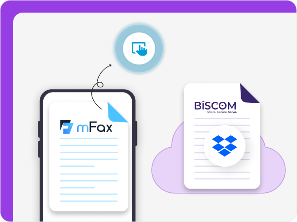 mFax offers a better user experience than Biscom