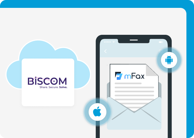 Both Biscom and mFax works on multiple devices