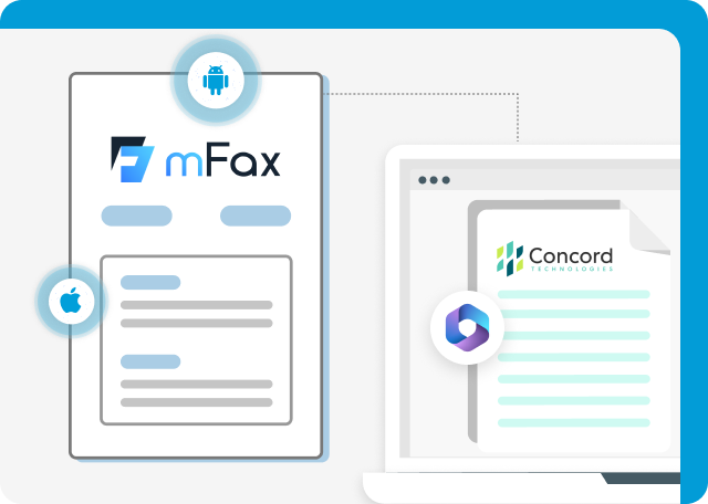 mFax is a Concord alternative with mobile fax apps.