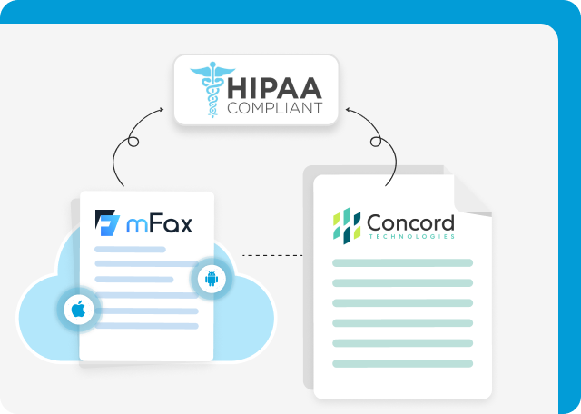 mFax is more cost efficient than Concord