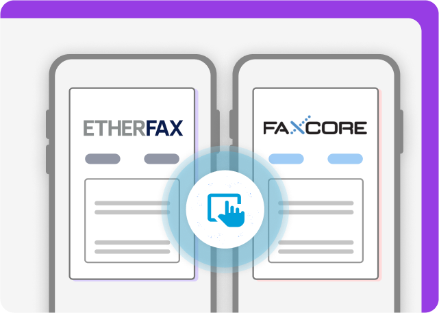 FaxCore is more user-friendly than EtherFAX