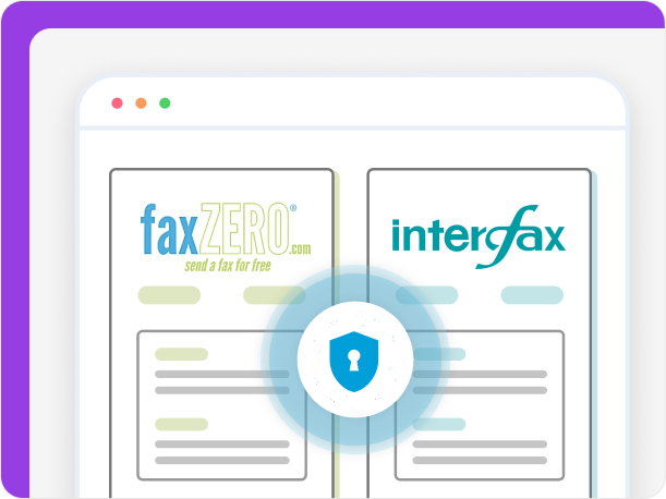 Interfax and FaxZero are both secure