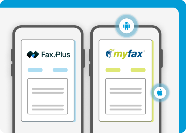 MyFax vs Fax.Plus both have mobile apps.