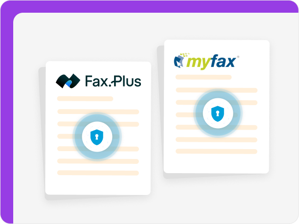 MyFax vs Fax.Plus are secure.