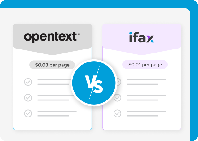 OpenText vs iFax