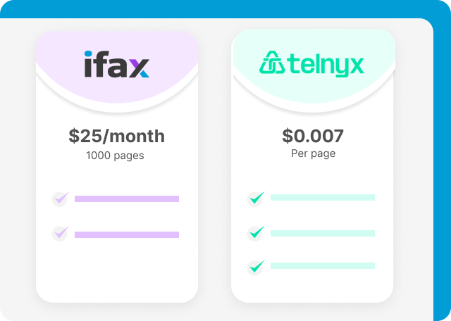 iFax price comparison