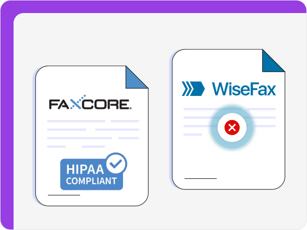 WiseFax and FaxCore HIPAA compliant?