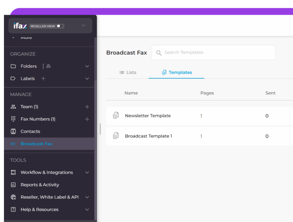 Broadcast Fax Templates for Quick and Efficient Outreach