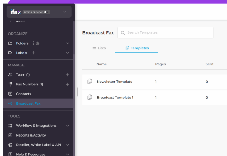 Broadcast Fax Templates for Quick and Efficient Outreach