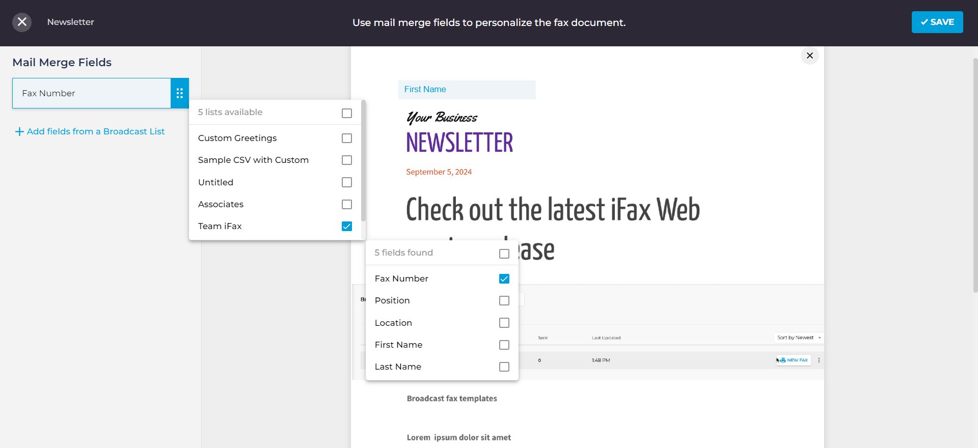 Broadcast Fax Templates for Quick and Efficient Outreach