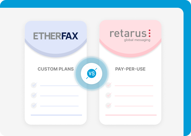 etherFAX vs Retarus Pricing compare