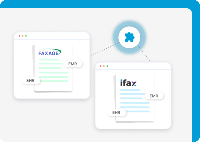 iFax and Faxage integrate with EMRs and EHRs