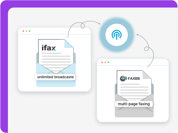 iFax offers unlimited broadcast reach