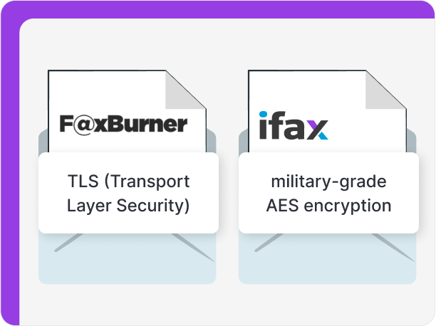 iFax and Faxburner are secure fax apps