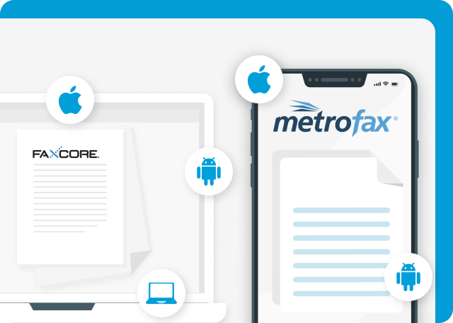 FaxCore and MetroFax have dedicated mobile apps