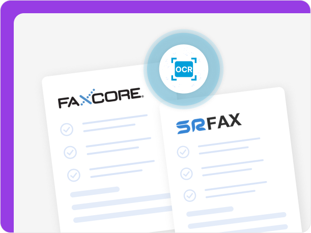 SRFax and FaxCore offer fax OCR