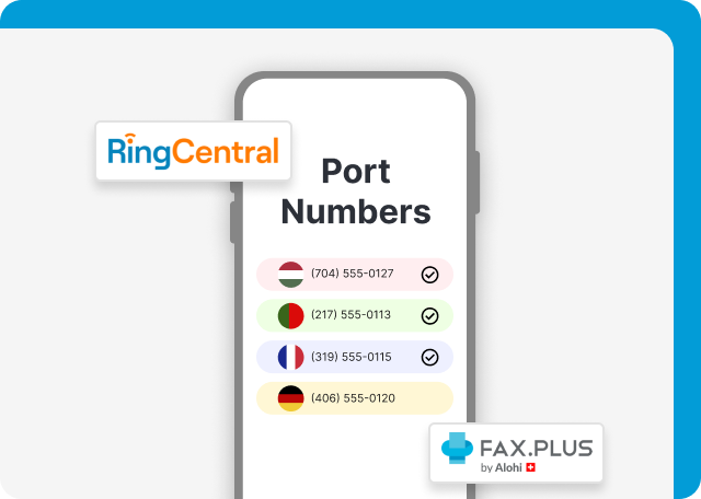 Fax.Plus and RingCentral offers free number porting