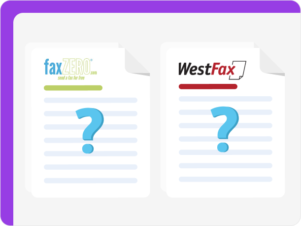 FaxZero vs WestFax