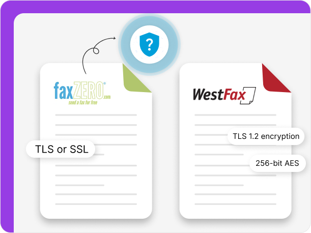 Westfax is more secure than FaxZero