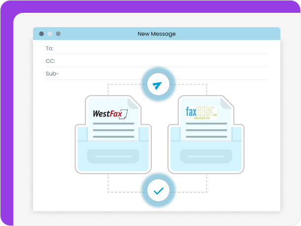 Westfax supports fax scheduling unlike FaxZero