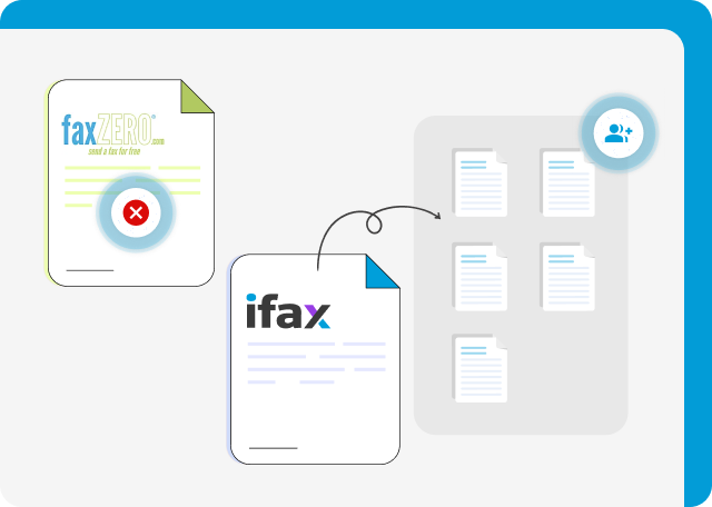 iFax supports team faxing