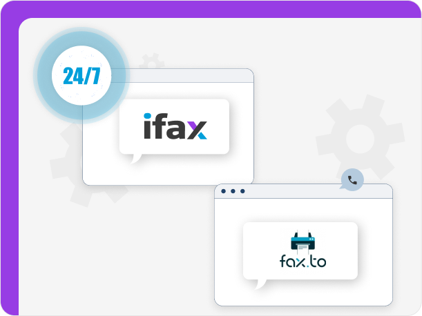 iFax offers 24/7 support