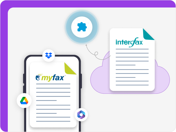 Interfax supports API while MyFax integrates with cloud storage platforms