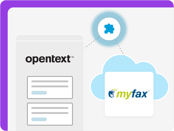 OpenText supports APIs unlike MyFax