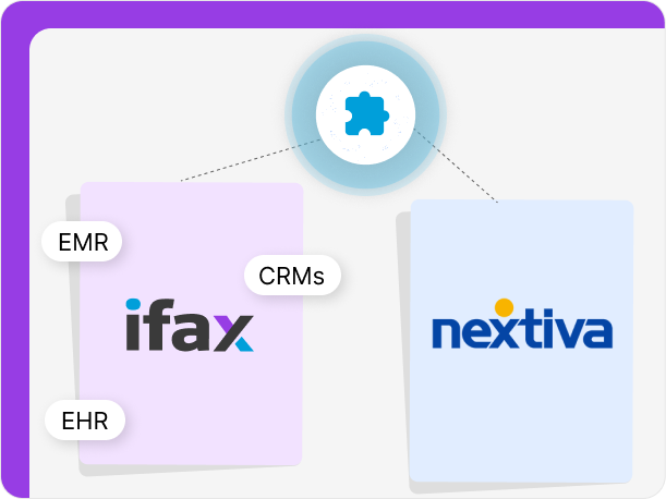 iFax API easily integrates with EMRs and CRMs