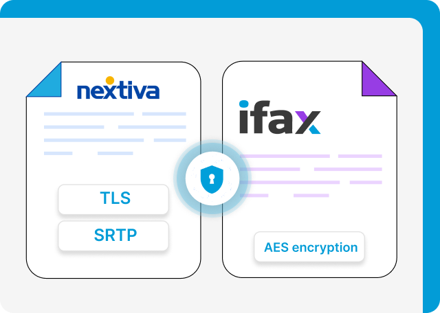 iFax and Nextiva are secure