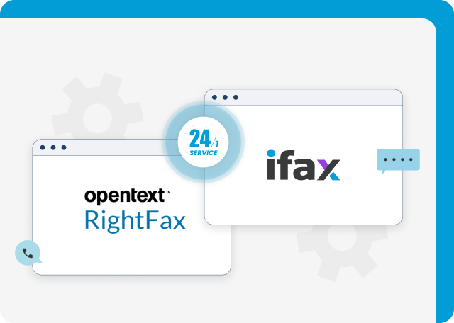 iFax and OpenText RightFax offer 24/7 customer support