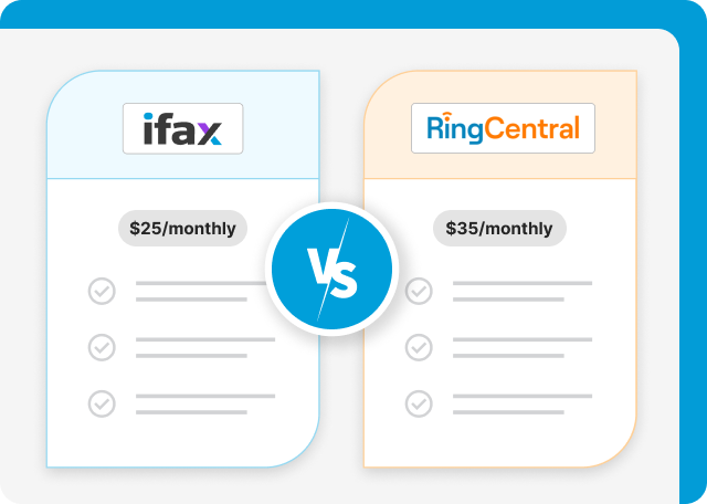 RingCentral vs iFax API pricing