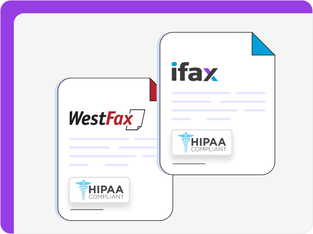 iFax and Westfax are HIPAA compliant