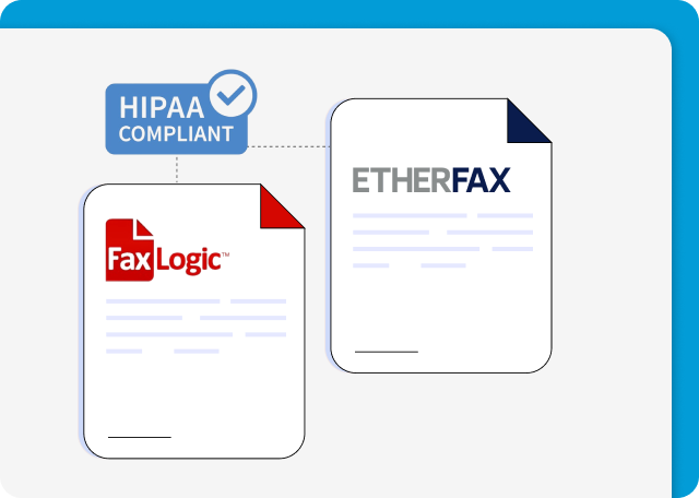 FaxLogic and ETHERFAX are HIPAA compliant